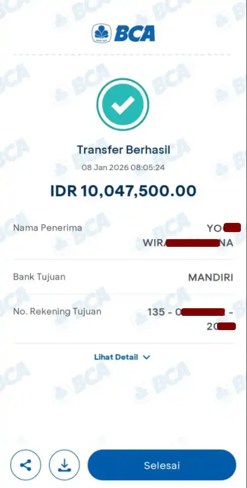 Bukti Transfer