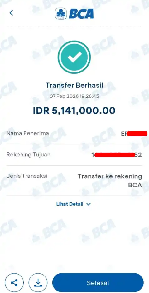 Bukti Transfer