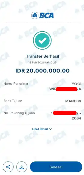 Bukti Transfer
