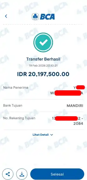 Bukti Transfer
