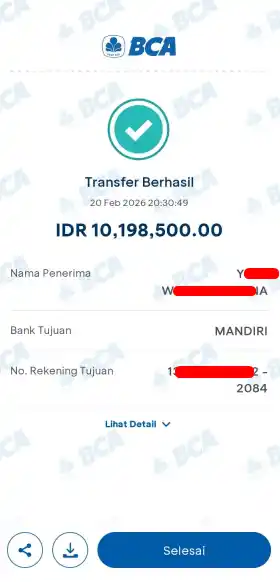 Bukti Transfer