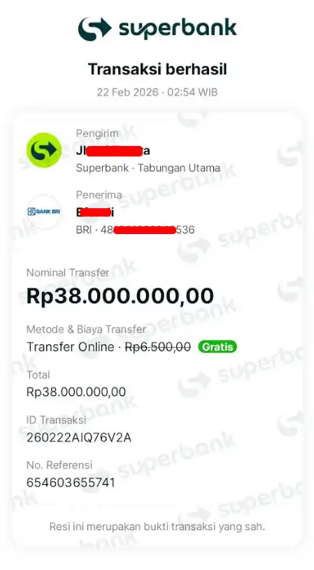 Bukti Transfer
