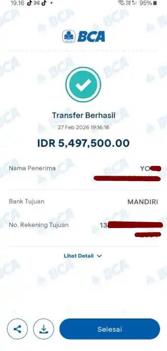 Bukti Transfer