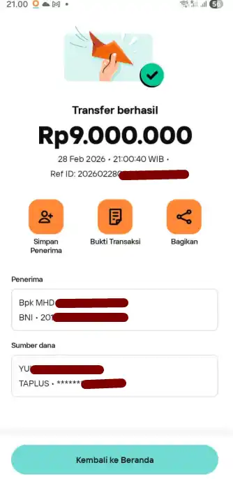 Bukti Transfer