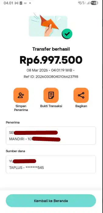 Bukti Transfer