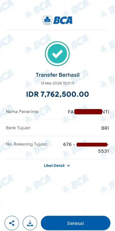 Bukti Transfer
