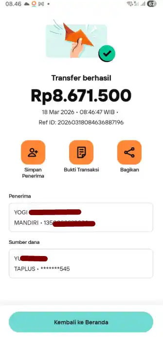 Bukti Transfer