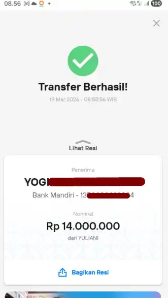 Bukti Transfer