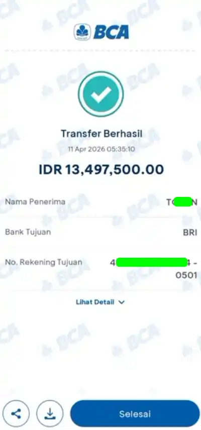 Bukti Transfer
