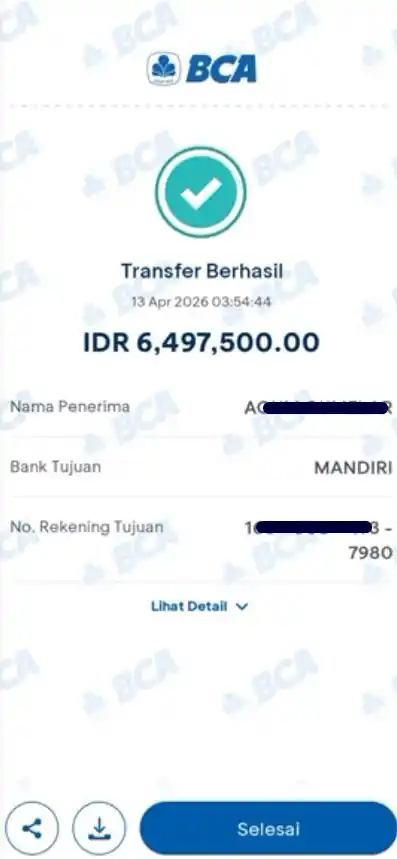 Bukti Transfer