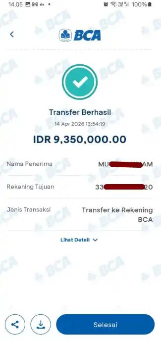 Bukti Transfer