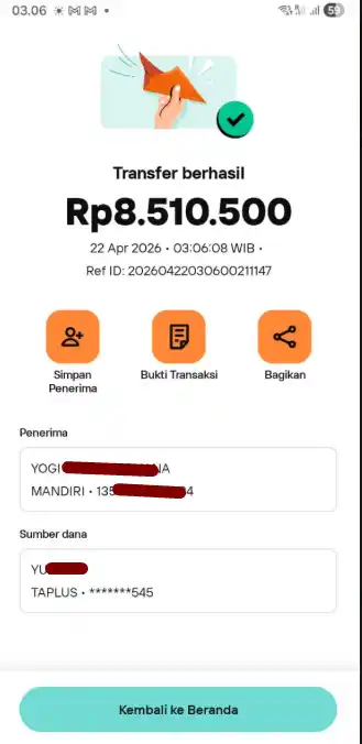 Bukti Transfer